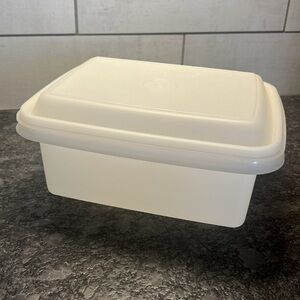 Vintage Tupperware ice cream container. In excellent condition. Tight lid